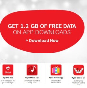 India Desire : Airtel Free Data Offer: Get 1.2 GB Free Data On App Downloading